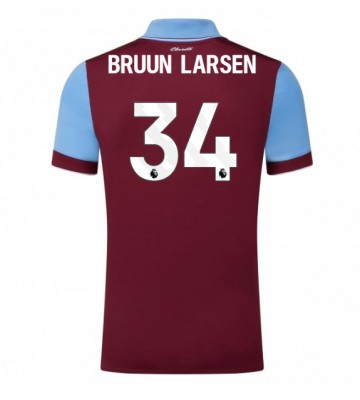 Burnley Jacob Bruun Larsen #34 Primera Equipación 2023-24 Manga Corta